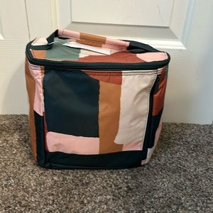 Thirtyone Insulated Bucket Tote - deco patchwork